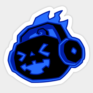 Party Pumpkin - Blue Sticker